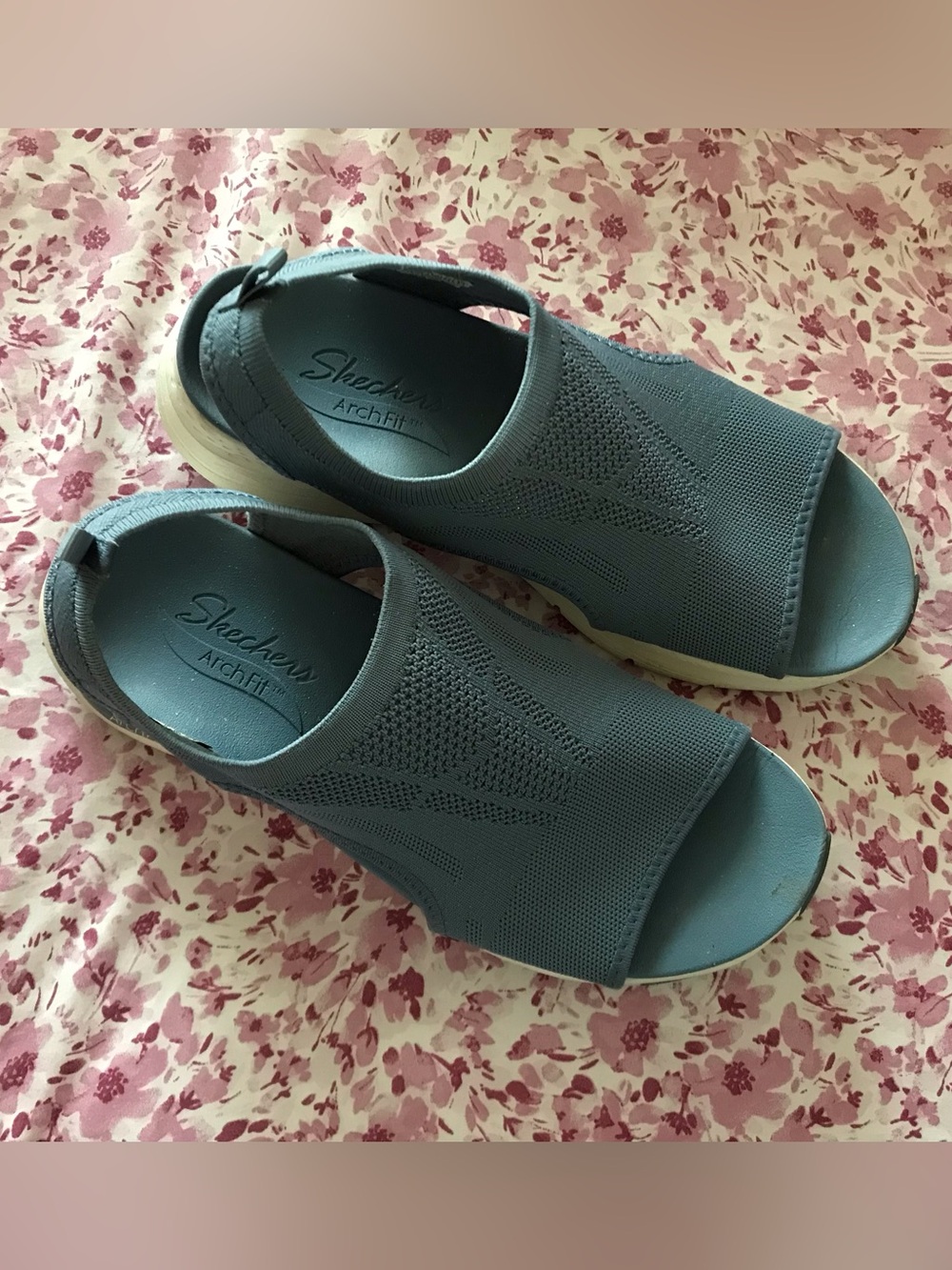 Skechers Arch Fit City Catch Slate Blue Size 10